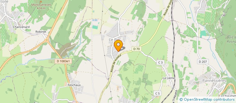 localisation de l'entreprise SCI H & CO  LE PIN