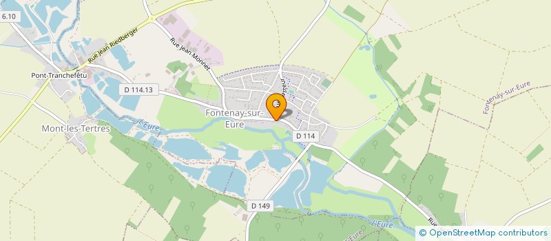 localisation de l'entreprise SCI H-D à FONTENAY-SUR-EURE