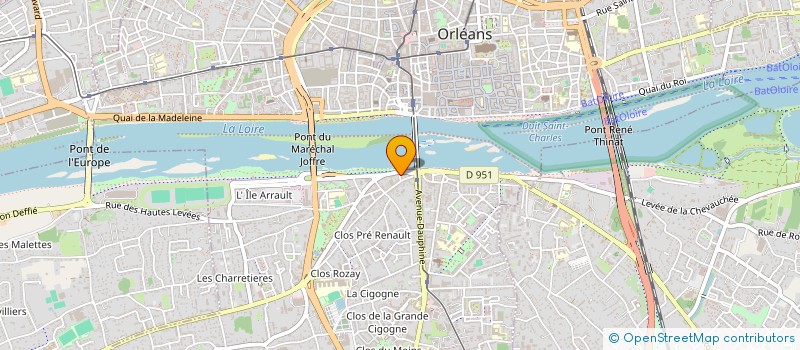 localisation de l'entreprise SCI H-D  ORLEANS