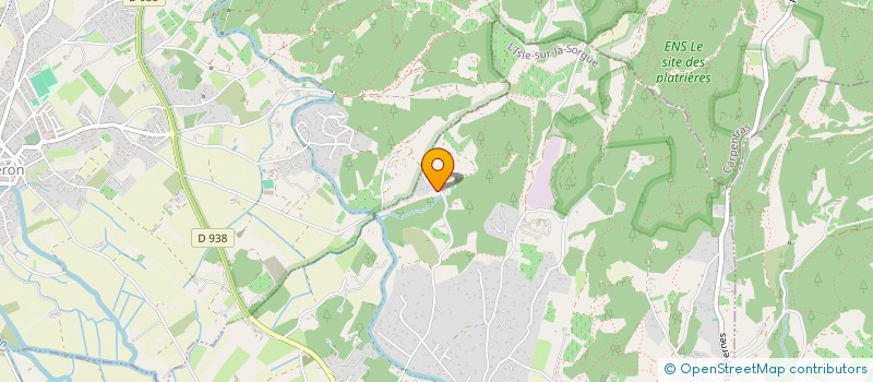 localisation de l'entreprise SCI H.D  L'ISLE-SUR-LA-SORGUE