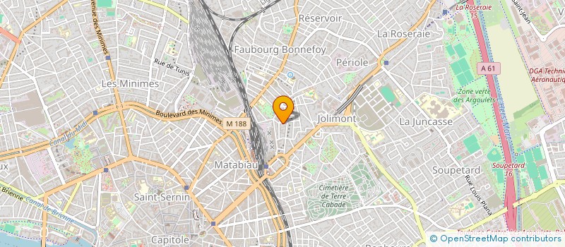 localisation de l'entreprise SCI H.D.J. à TOULOUSE
