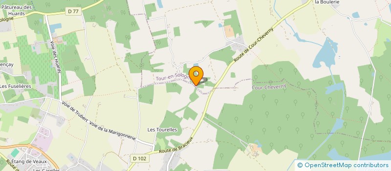 localisation de l'entreprise SCI H.D.L.  TOUR EN SOLOGNE