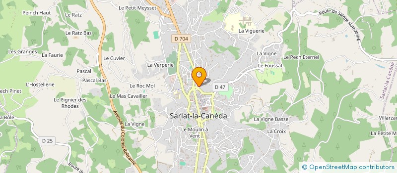 localisation de l'entreprise SCI H&D LOU CLAPAS à SARLAT-LA-CANEDA