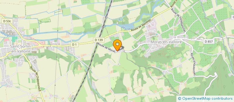 localisation de l'entreprise SCI H. DE LA ROCHE-JAQUELEIN  SAINT-SORLIN-EN-VALLOIRE