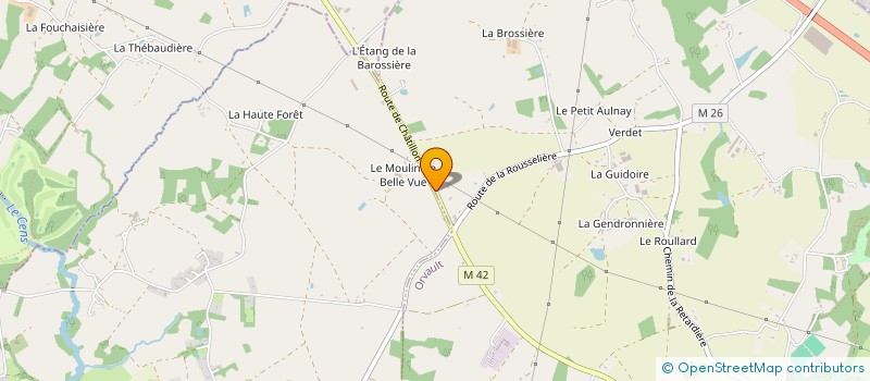 localisation de l'entreprise SCI H.E.L.O. à ORVAULT