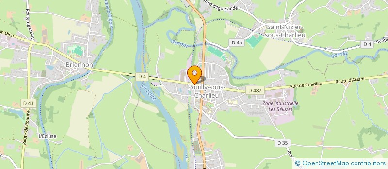 localisation de l'entreprise SCI H.E.M BERNAT  POUILLY-SOUS-CHARLIEU