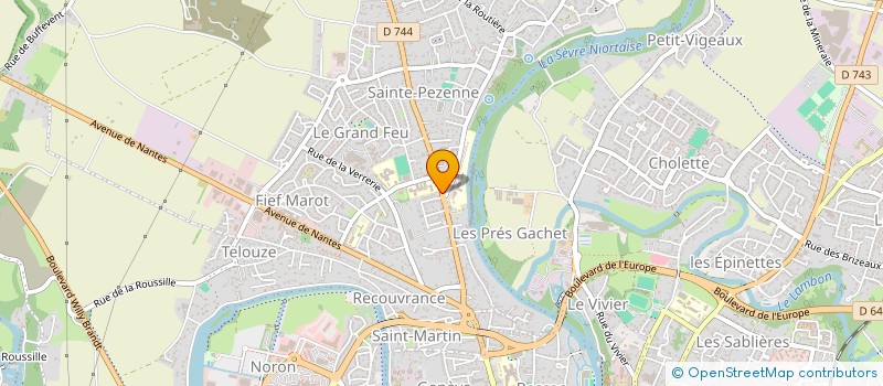 localisation de l'entreprise SCI H.E.M.K.A. à NIORT