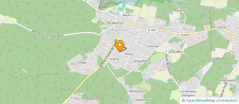 localisation de l'entreprise SCI H ET F  SEIGNOSSE