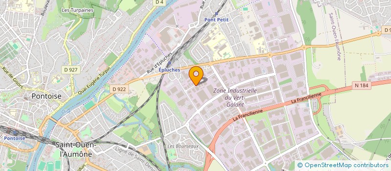 localisation de l'entreprise SCI H ET M à SAINT-OUEN-L'AUMONE