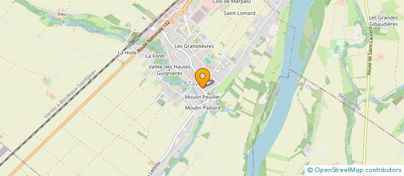 localisation de l'entreprise SCI H ET M LES CITEAUX à TAVERS