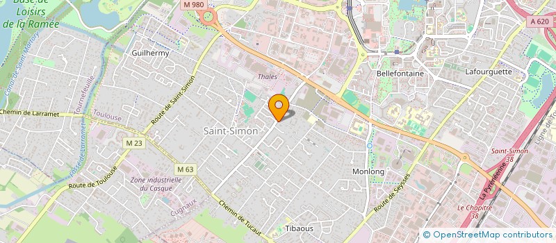 localisation de l'entreprise SCI H F C à TOULOUSE