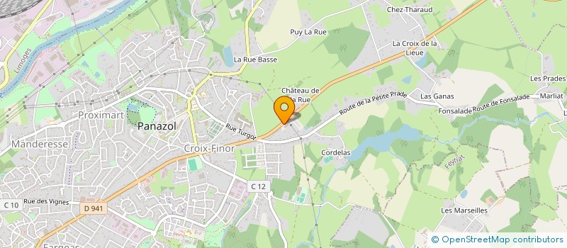 localisation de l'entreprise SCI H.F.P.P. à PANAZOL