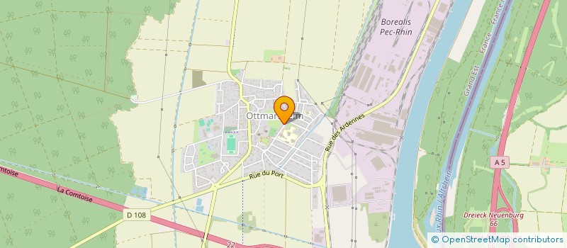 localisation de l'entreprise SCI H.G.C.  OTTMARSHEIM