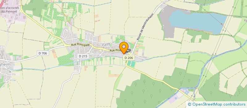 localisation de l'entreprise SCI H G C  VALFF