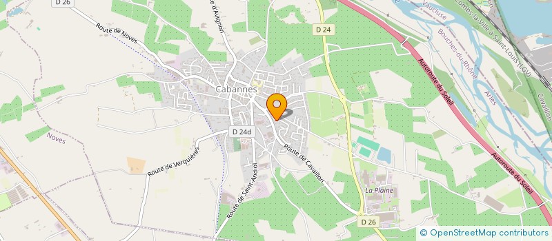 localisation de l'entreprise SCI H.G.L.  CABANNES