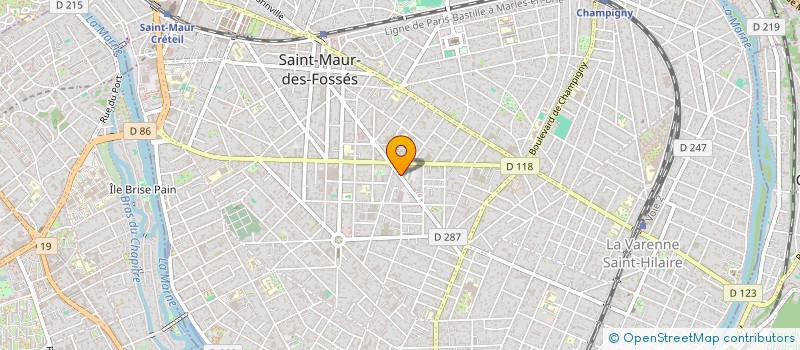 localisation de l'entreprise SCI H.G.P. à SAINT-MAUR-DES-FOSSES