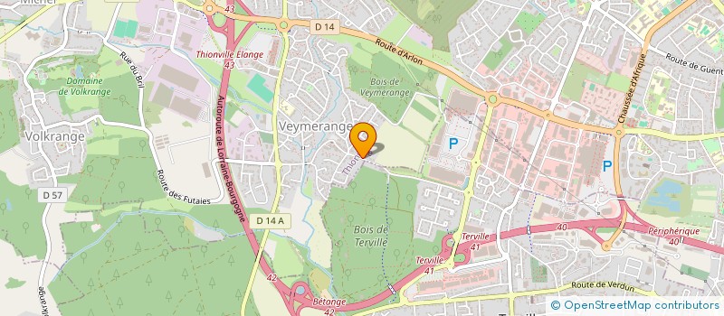localisation de l'entreprise SCI H H à THIONVILLE