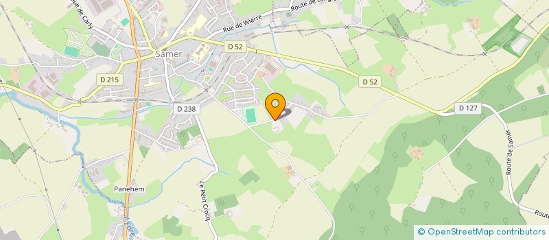 localisation de l'entreprise SCI H & H  SAMER