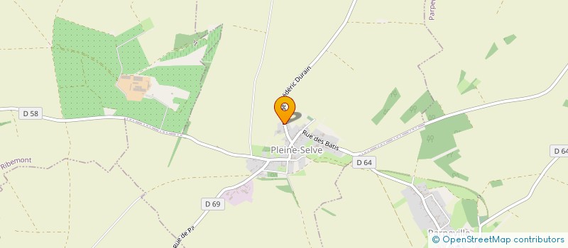 localisation de l'entreprise SCI H&H  PLEINE-SELVE