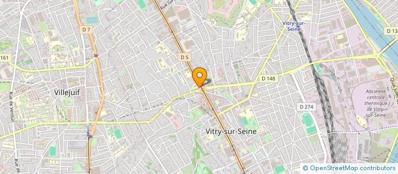 localisation de l'entreprise SCI H H VITRY  VITRY-SUR-SEINE
