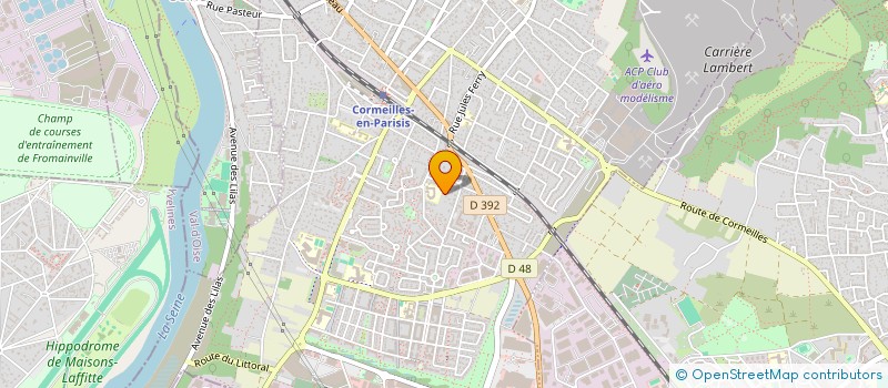 localisation de l'entreprise SCI H.I.A BOUKADOUM  CORMEILLES-EN-PARISIS