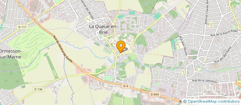 localisation de l'entreprise SCI H-IMMO  LA QUEUE-EN-BRIE