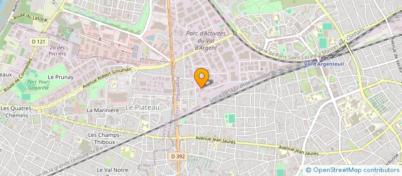 localisation de l'entreprise SCI H INVEST  ARGENTEUIL