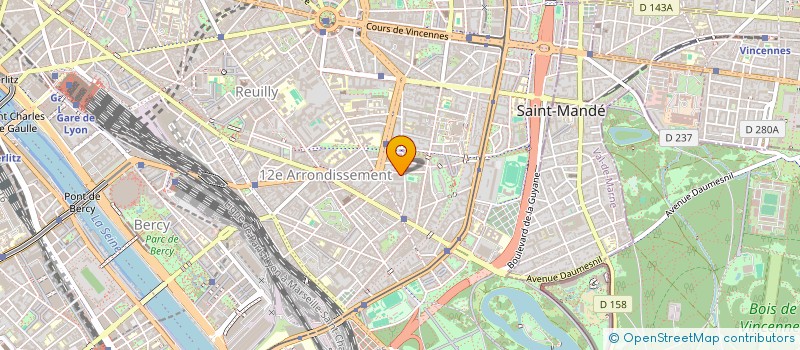 localisation de l'entreprise SCI H INVEST  PARIS