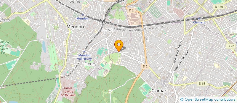 localisation de l'entreprise SCI H.INVESTISSEMENTS à CLAMART