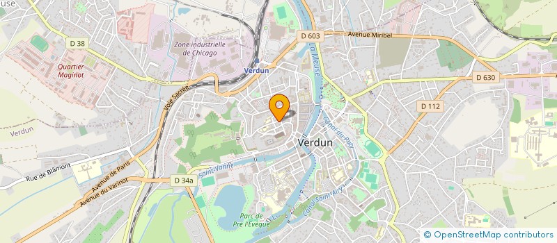 localisation de l'entreprise SCI H J F à VERDUN