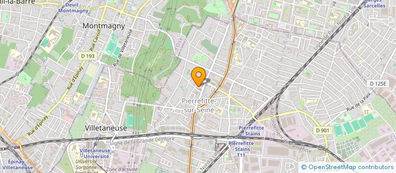 localisation de l'entreprise SCI H.K. à PIERREFITTE-SUR-SEINE