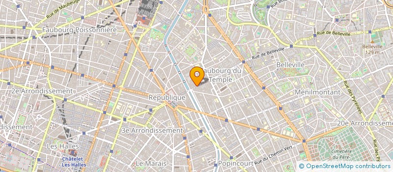 localisation de l'entreprise SCI H.K. IMMOBILIER  PARIS 10