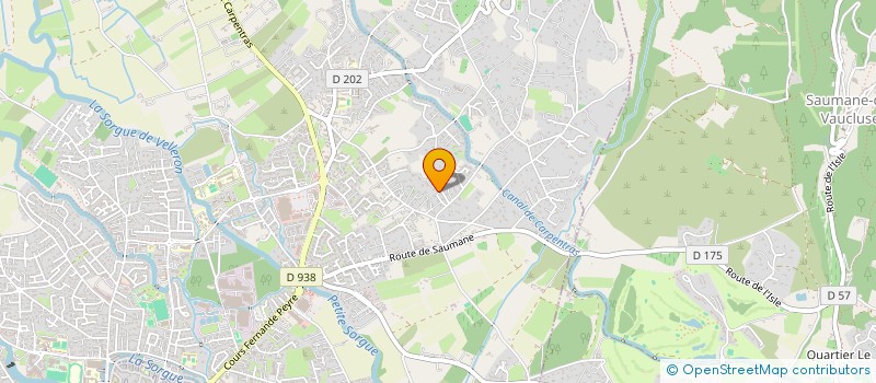 localisation de l'entreprise SCI H&L  L'ISLE-SUR-LA-SORGUE