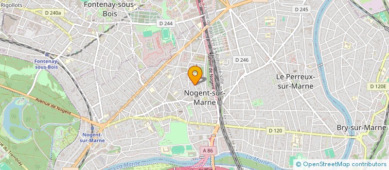 localisation de l'entreprise SCI H.L.A.  PARIS