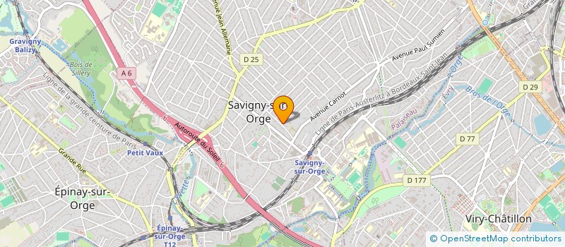 localisation de l'entreprise SCI H.L. AVENIR à SAVIGNY-SUR-ORGE