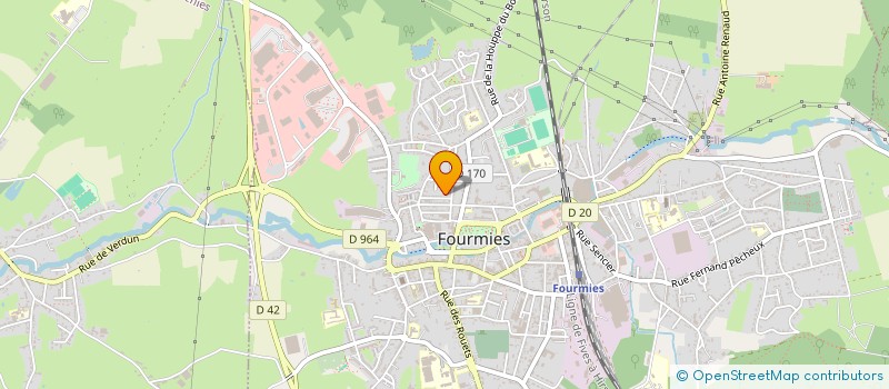 localisation de l'entreprise SCI H&L IMMOBILIER  FOURMIES