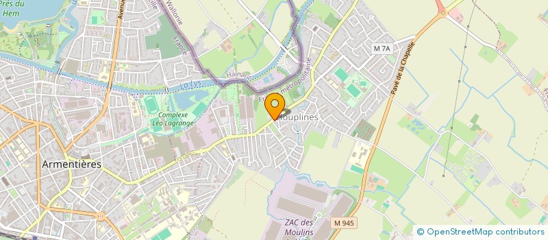 localisation de l'entreprise SCI H.L.M  HOUPLINES