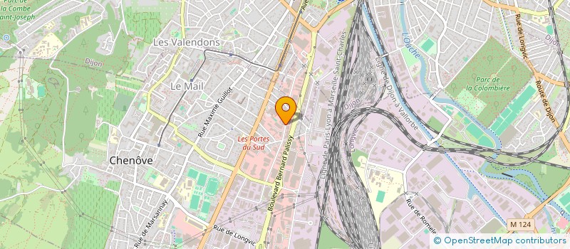 localisation de l'entreprise SCI H-LOC à CHENOVE