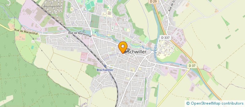 localisation de l'entreprise SCI H M 2004  BISCHWILLER