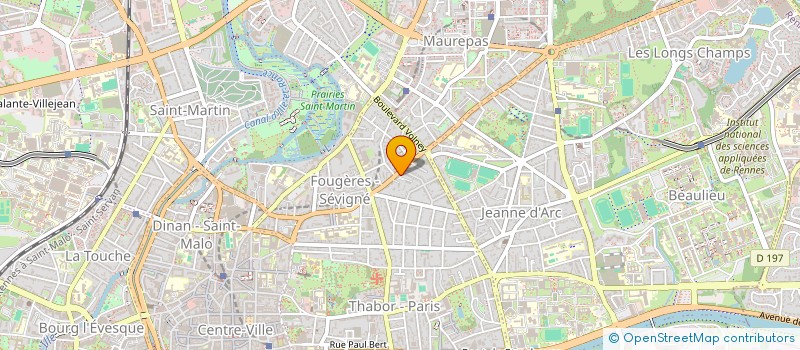 localisation de l'entreprise SCI H M A  RENNES