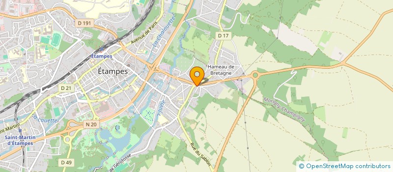 localisation de l'entreprise SCI H&M HOTOT & MOUDENNER  ETAMPES