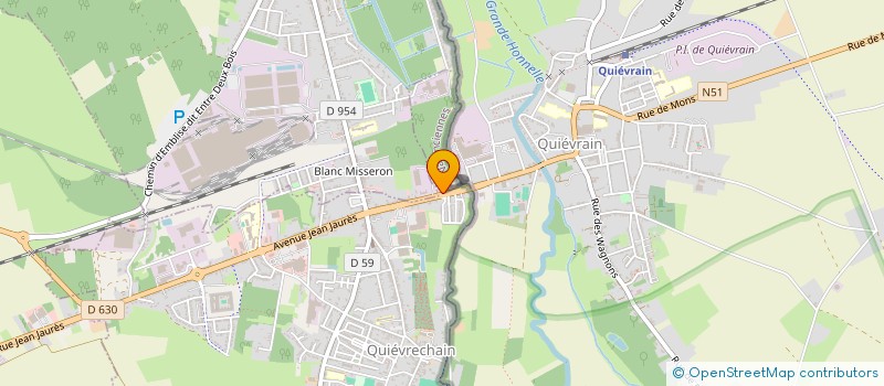 localisation de l'entreprise SCI. H.M IMMO  QUIEVRECHAIN