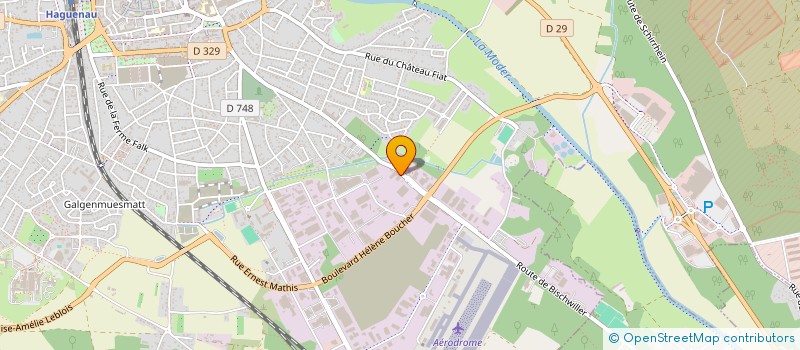 localisation de l'entreprise SCI H.M.K.  HAGUENAU