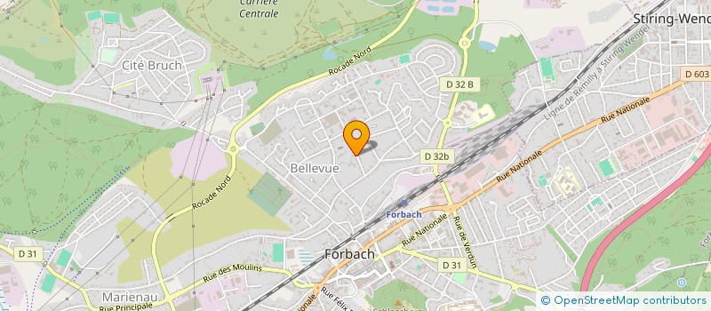 localisation de l'entreprise SCI H.M.R  FORBACH