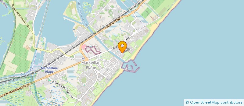 localisation de l'entreprise SCI H M S à MARSEILLAN