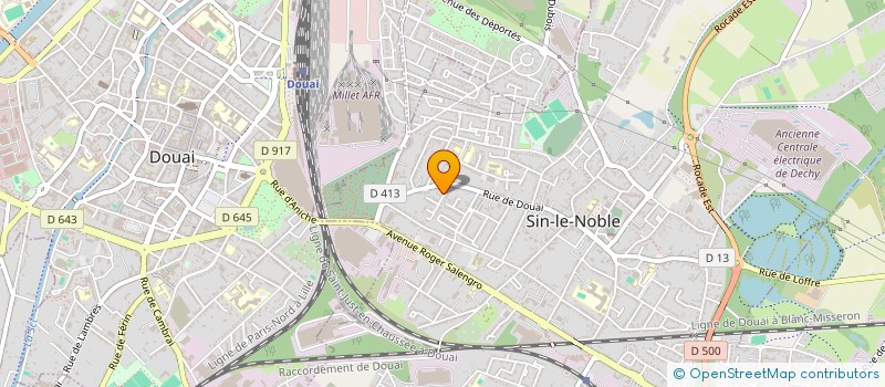 localisation de l'entreprise SCI H&MB  SIN-LE-NOBLE