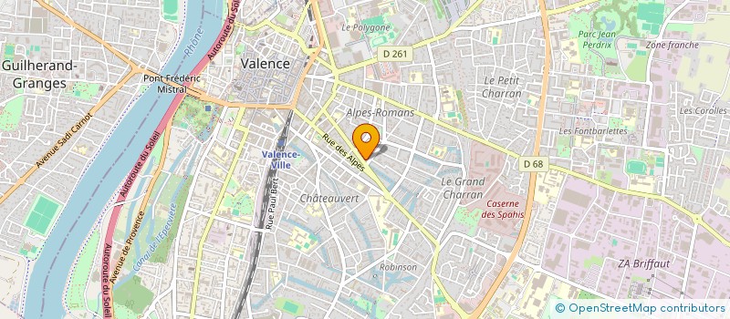 localisation de l'entreprise SCI H ' MOBIL à VALENCE