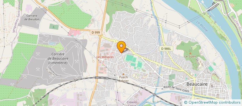 localisation de l'entreprise SCI H&N  BEAUCAIRE