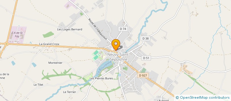 localisation de l'entreprise SCI H. NICO à NEUVY-SAINT-SEPULCHRE