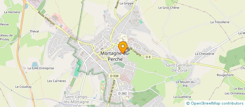 localisation de l'entreprise SCI H-O à MORTAGNE-AU-PERCHE